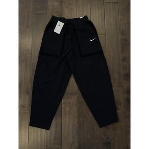 Nike NWT Pants Women Size S DQ6809-010 Loose Fit High Waist Sherpa Pocket Fleece